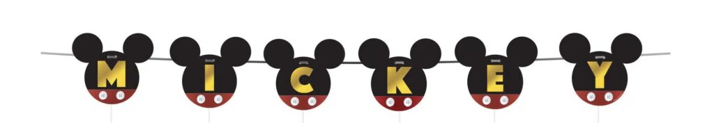 MICKEY MOUSE BANNER