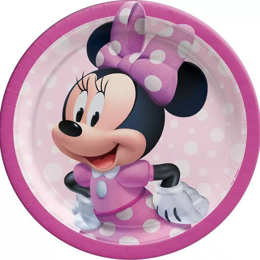 MINNIE MOUSE PLATES