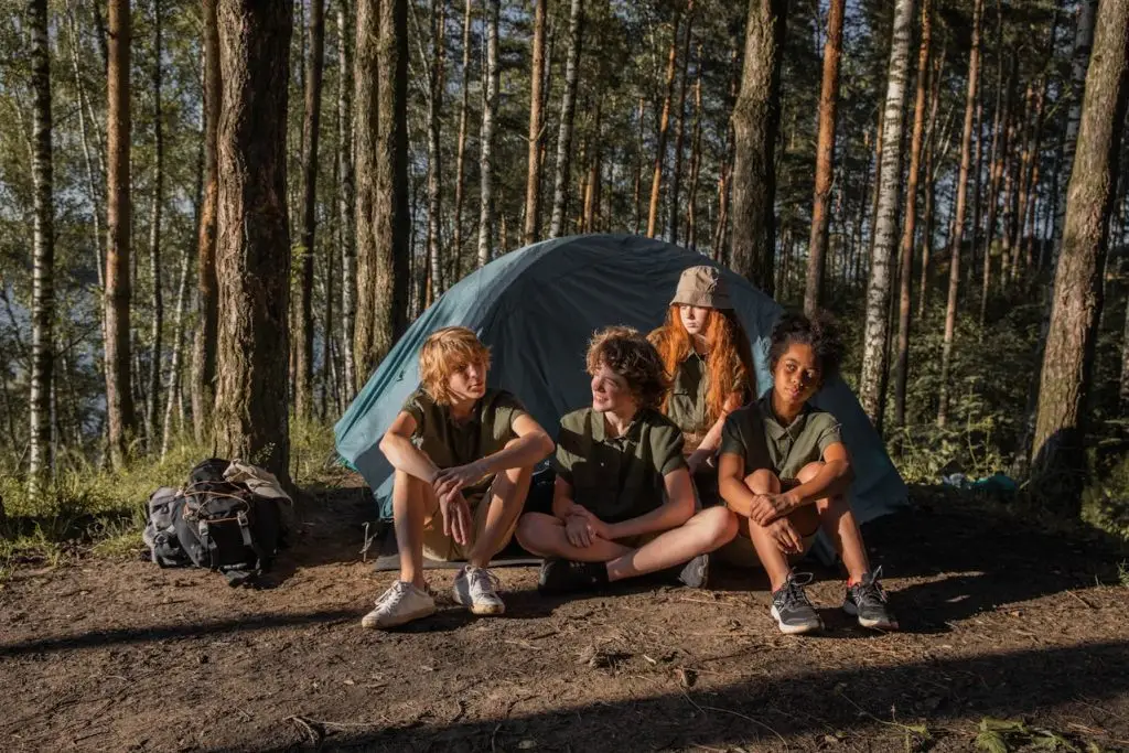 kids camping