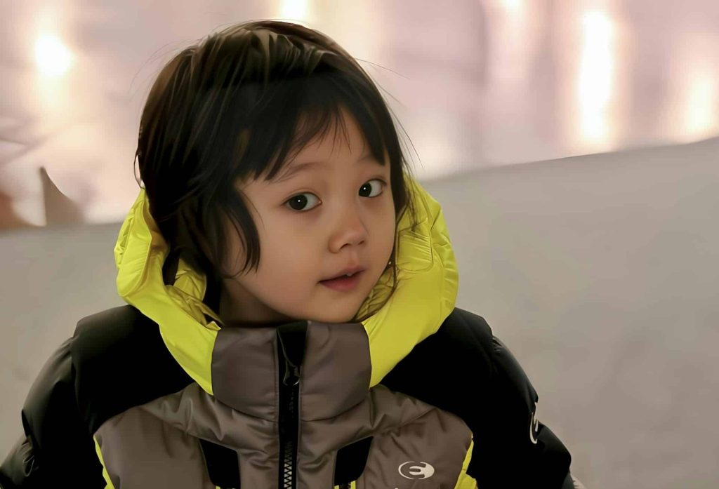 child in winter clothes