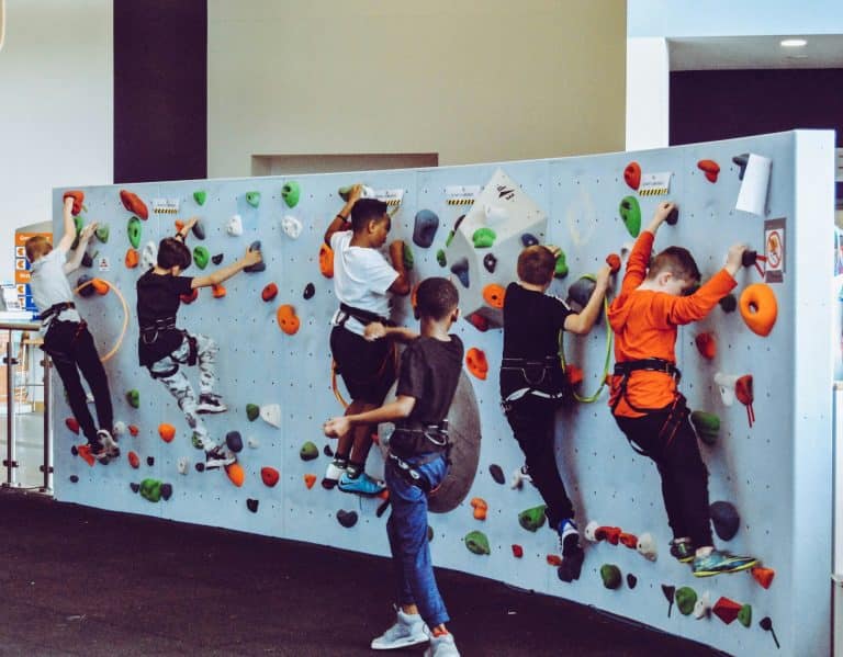 kids climbing wall