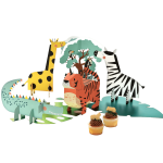 Wild One centerpiece for birthday celebration