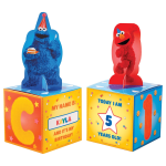 Sesame Street table centerpieces for birthday celebration