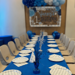 What are little boys made of? Snips and Snails and puppy dog tails themed first birthday party.